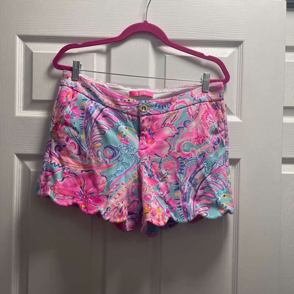 Lilly Pulitzer knit buttercup shorts size 12